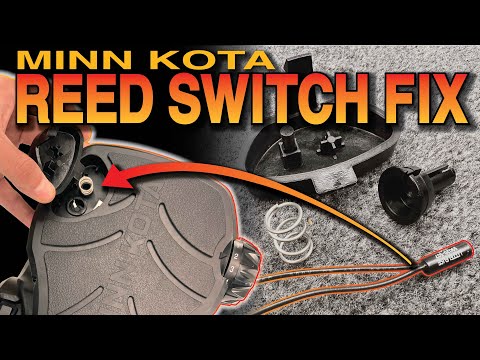 Minn Kota Reed Switch Repair - Foot Pedal Button - Ultrex / Fortrex / Maxxum