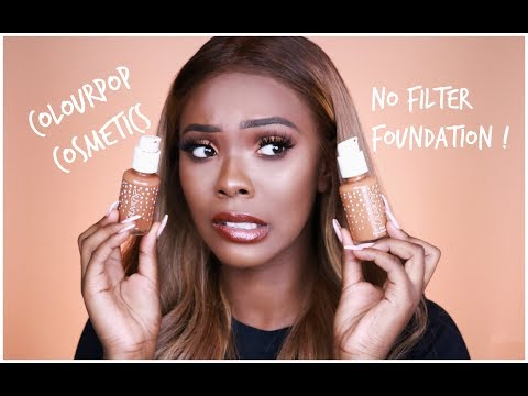 ColourPop No Fliter Foundation | Is it WOC friendly ?