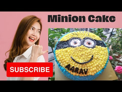 Minion cake||Celebration||Easy to make||#cake#chocolatecake#minioncake #birthdaycake@harshalamestry