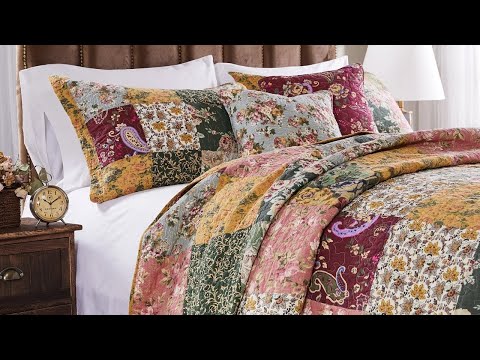 Greenland Home Antique Chic 5-piece Oversized Cotton Quilt Set