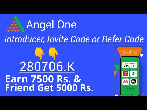 angel one introducer code || angel broking introducer code || angel app refer and earn