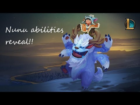 Nunu rework abilities reveal!!! League of legends