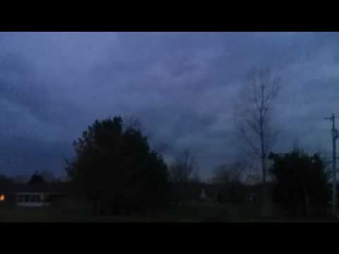 1st Severe Thunderstorm February 24, 2017 part 1