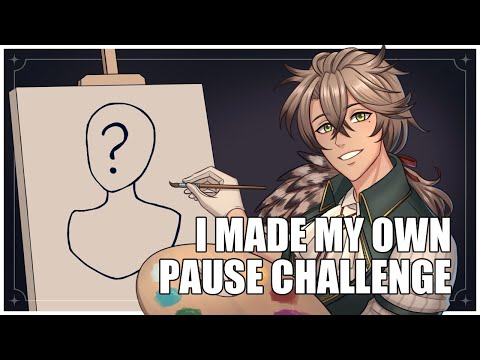 【Art Challenge】Let's do my Pause Challenge together!【Vilhelm Vanderbos | Equinnox | globie】