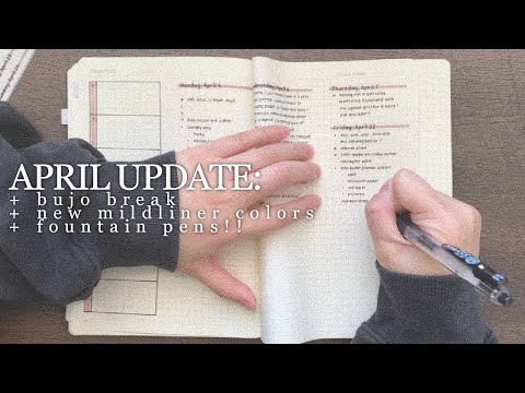 April Update: bujo break, hauls and pen tests! | Leuchtturm1917