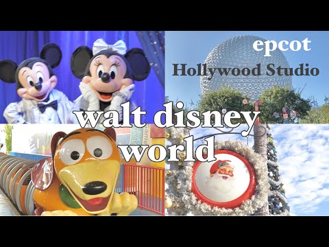 【WDW後編】クリスマスに溢れたパークを楽しむ🇺🇸🎄｜epcot🌐｜Hollywood studio 🏨〜2023〜