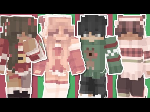 Cute & Festive Minecraft Christmas Skins! (+ Download links) 🎄🎁