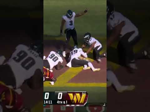 Josh Sweat & Jordan Davis COME UP HUGE on 4th down 🦅🔥 Eagles vs Commanders Highlights