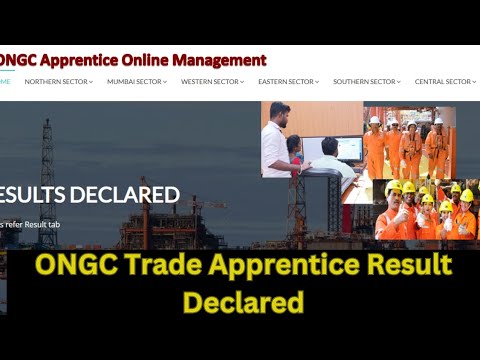 ONGC Trade Apprentices 2024 | ONGC Trade Apprentices Result / Merit List Declared 2024| Check Now|