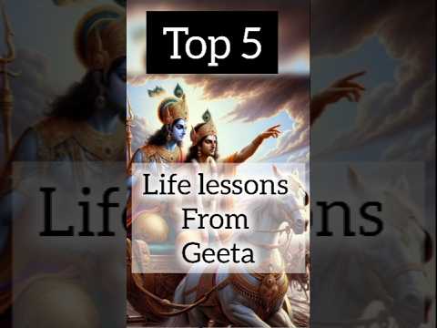 🖐️5 most important lines from Geeta.......💯👀👍🙏🙏. #geeta  #top5  #geetagyan  #lifelessons #geetasaar