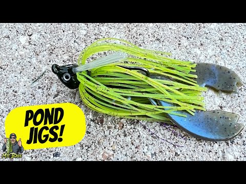 3 POND FISHING JIGS you need! Beginner Fishing Tips