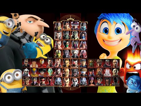 Mortal Kombat 9 - GRU and MINIONS & INSIDE OUT 2 - Expert Tag Ladder - Gameplay @(1080p) - 60ᶠᵖˢ ✔