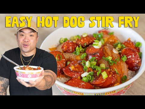 How to Make: The EASIEST and TASTIEST Hot Dog Stir Fry in Less Than 10 Minutes