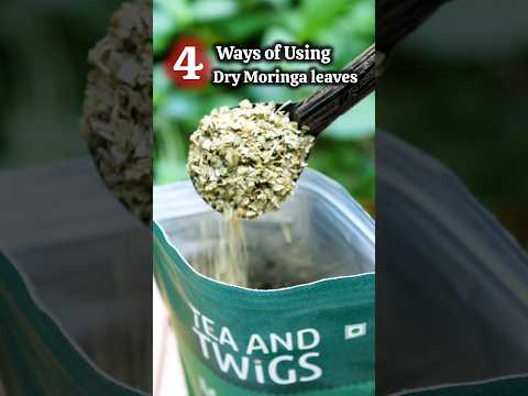 4 easy ways of using dry moringa leaves #shorts #moringapowder