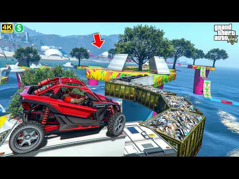 ONLY 34.999% Can Finish This GTA 5 HARD PARKOUR RACE | No Copyright Gameplay 4K 60fps | 821