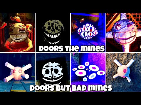 Roblox Doors But BAD Floors 2 VS ORIGINAL Doors Floors 2 : The Mines Jumpscares