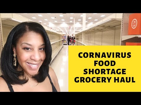 Coronavirus Food Shortage Grocery Haul | Grocery Pickup Fail