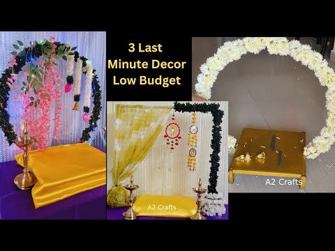 3 Easy Last Minute Pooja Backdrop Ideas for Lakshmi Pooja|Quick and Easy Background Diwali