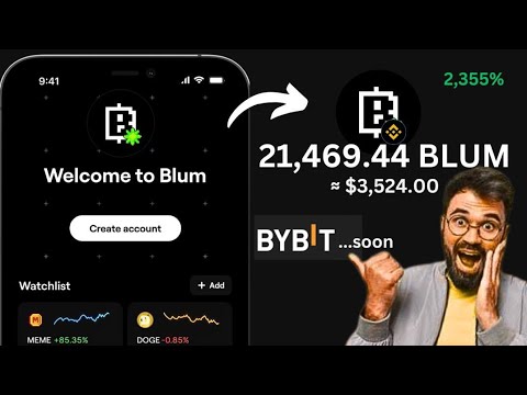 BLUM Airdrop - How To Withdraw BLUM Airdrop is Almost Ready | BLUM Binance Task