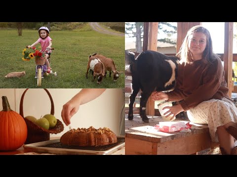 Apple butter, apple sauce, apple syrup, apple butter cake, and outdoor play with Glerc kids bikes.