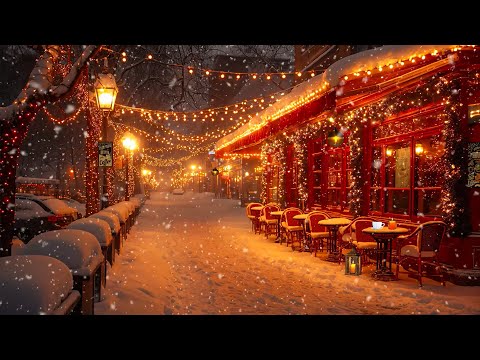 Relax Deeply with Soft and Sweet Jazz Music - Winter Late Night Coffee Ambience and Piano Jazz Music