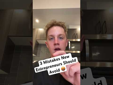 3 Mistakes New Entrepreneurs Should Avoid 🤑