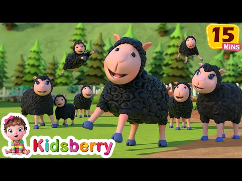 🐏 🐏 Baa Baa Black Sheep 🐏 🐏 +  🛏️ 🛌 Ten in the Bed 🛏️ 🛌 | Kidsberry Nursery Rhymes & Baby Songs