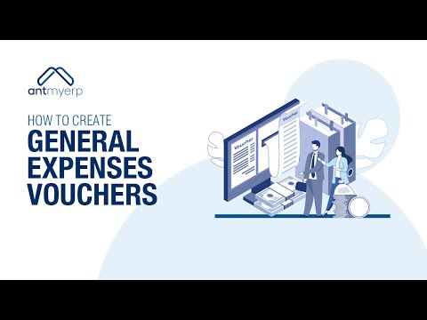 Create General Expense Voucher | Finance Module AntMyERP- English