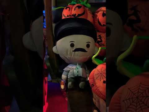 Cute Conductor Plush from knott’s Scary Farm #knottsscaryfarm #scaryfarm