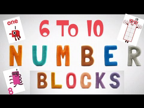 Taking ABC 6 TO 10 SPELLING Numberblocks #numberblocks #talkingabc