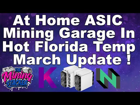 ASIC Crypto Mining In Home Garage Temperature and Ventilation Tests with Bitmain Antminer K7 KA3