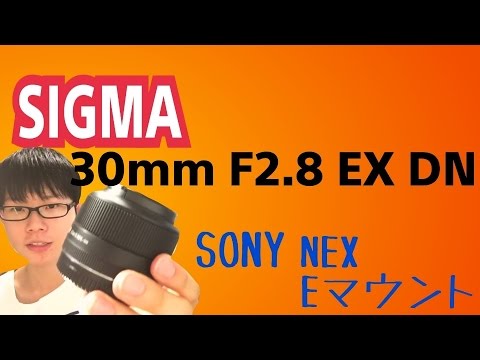 【激安】背景をぼかす！単焦点レンズ　SIGMA 30mm F2.8 EX DN