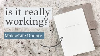 3 Months Later: Is MakseLife Worth it? | Q1 Companion Notebook Review