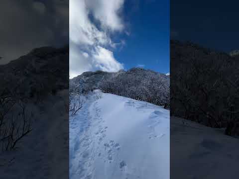 四国の雪山始め 石鎚山から #四国登山 #日本百名山