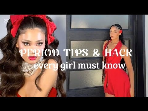 Period tips & hacks for girls... 🌹♥️🎀the Do's and Don'ts 🩸🩸(save you from crying from bad cramps)