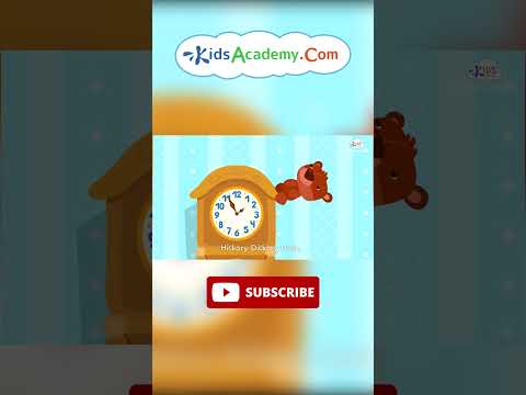 Hickory Dickory Dock Song #kidsacademy #kidssong