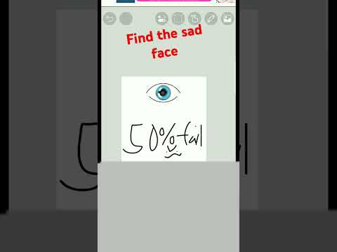 Fine the sad face