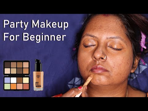 Best Party Makeup Tutorial For Beginners/ Wedding Guest Makeup/ Soft and Easy Eyemakeup