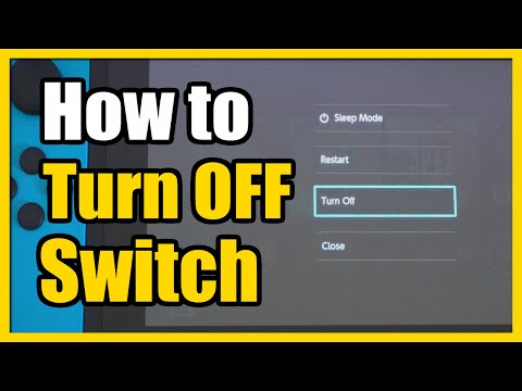 How to TURN OFF the Nintendo Switch (Power OFF Tutorial)