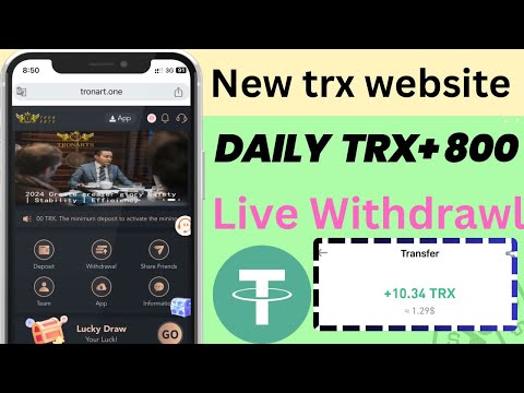 TRX-ARTS new site launching today | Best trusted Earning site | longtime trusted income trx site