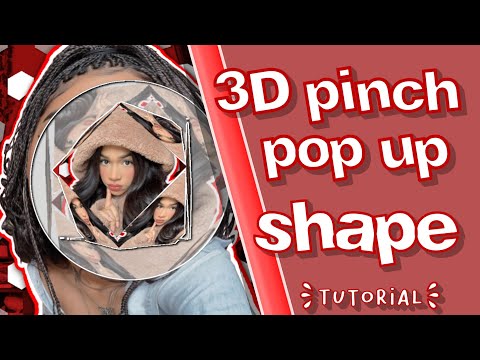 3d Pinch Pop Up Shape | Alight Motion Tutorial