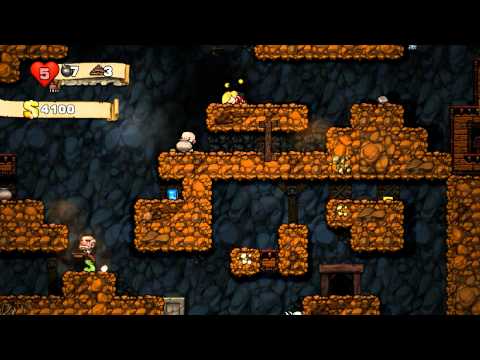 Spelunky - Hired Hand saves the Day