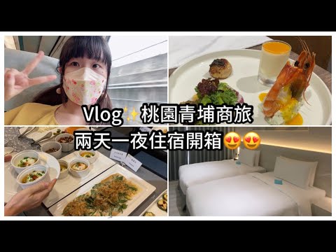 Vlog✨桃園青埔商旅一泊二食😍兩天一夜入住開箱！桃園住宿分享/桃園火車站附近