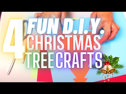 The Best Christmas Crafts Ideas 2021 | 4 Amazing Christmas Tree Crafts for Kids