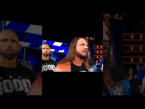 Aj styles and Cody Rhodes heated confrontation