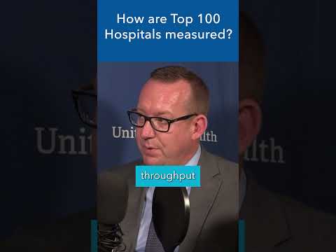 How are Top 100 hospitals measured? #shorts