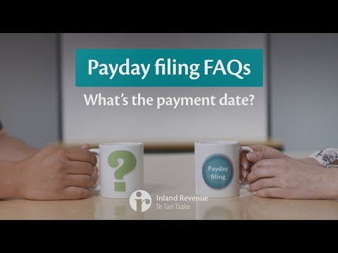 Payday Filing FAQs | What's the payment date?