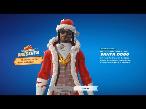 HOW TO GET SANTA SNOOP DOGG SKIN EARLY IN FORTNITE!