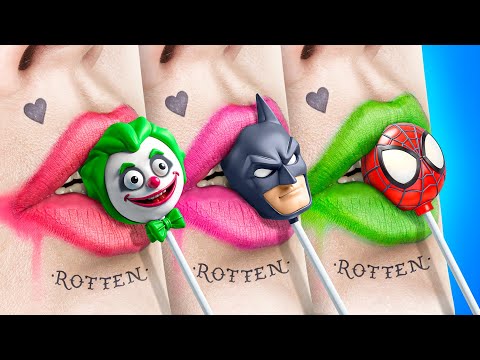 Vampire stole Harley Quinn boyfriend! / Joker Vs Batman Vs Spider Boy