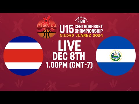 Costa Rica v El Salvador | Full Basketball Game | FIBA U15 Centrobasket Championship 2024